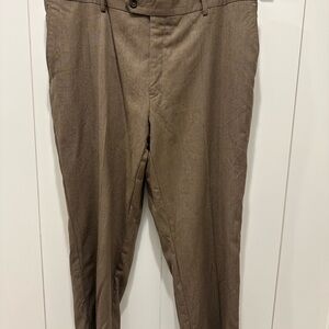 Joseph & Feiss Men's Brown Dress Slacks